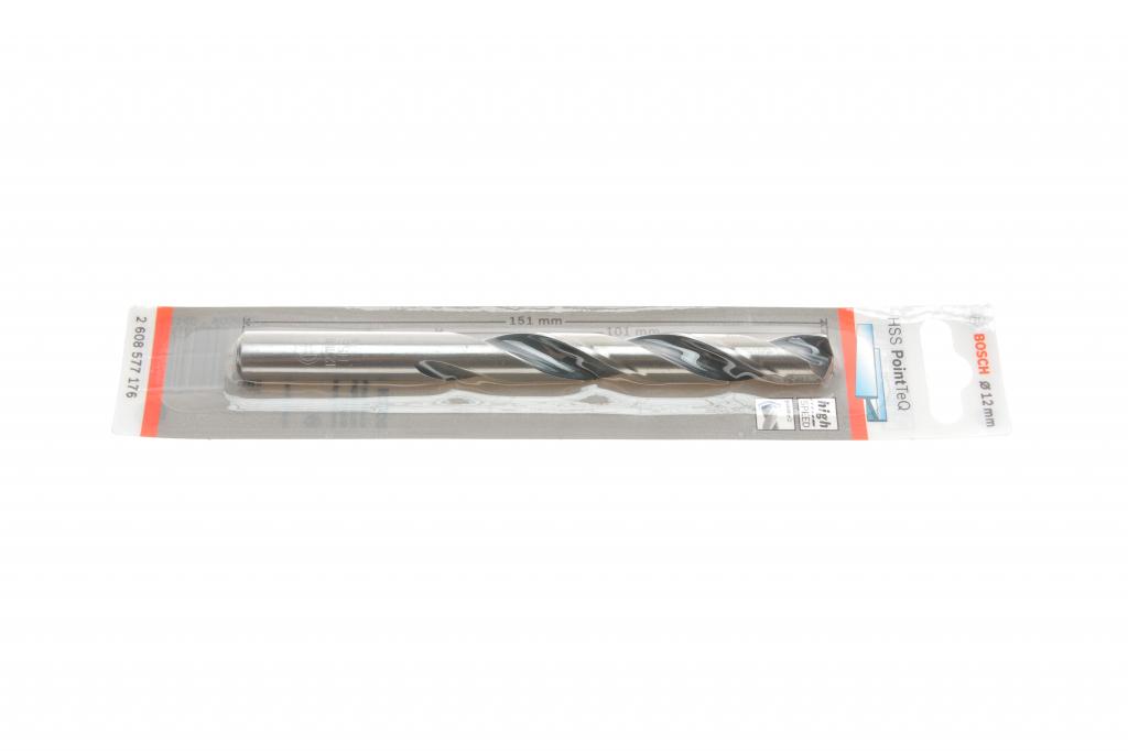 Свердло HSS PointTeQ Ø12 мм знято з постачання BOSCH 2 608 577 176