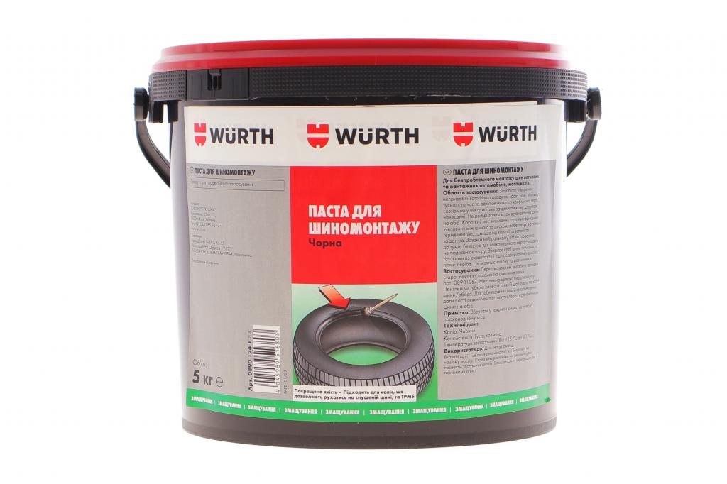 Паста монтажна для шин  (5000g) (чорна) WURTH 08901241