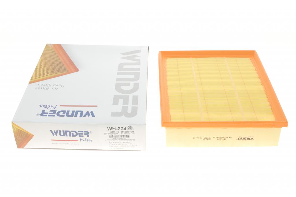 Фільтр повітряний BMW 5 (E34/E39)/ 7 (E32/E38)/ X5 (E53) WUNDER FILTER WH 204
