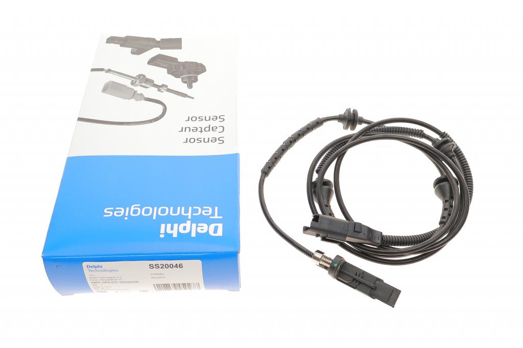 Датчик ABS (задній) Citroen C6/Peugeot 407 04-10 DELPHI SS20046