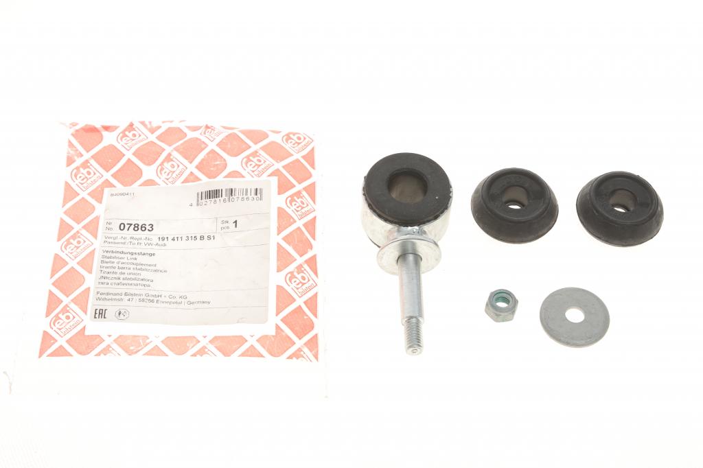 Тяга стабілізатора (переднього) VW Caddy II -03 (к-кт) FEBI BILSTEIN 07863