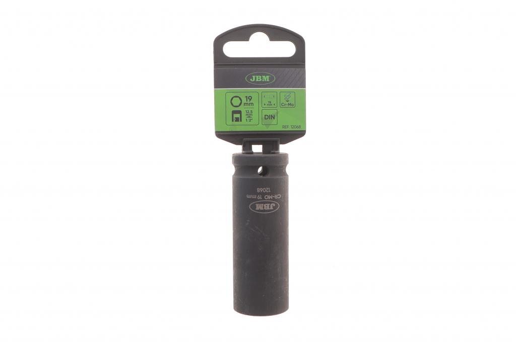 Головка торцева ударна 1/2" 19 мм Long 78 мм JBM 12068