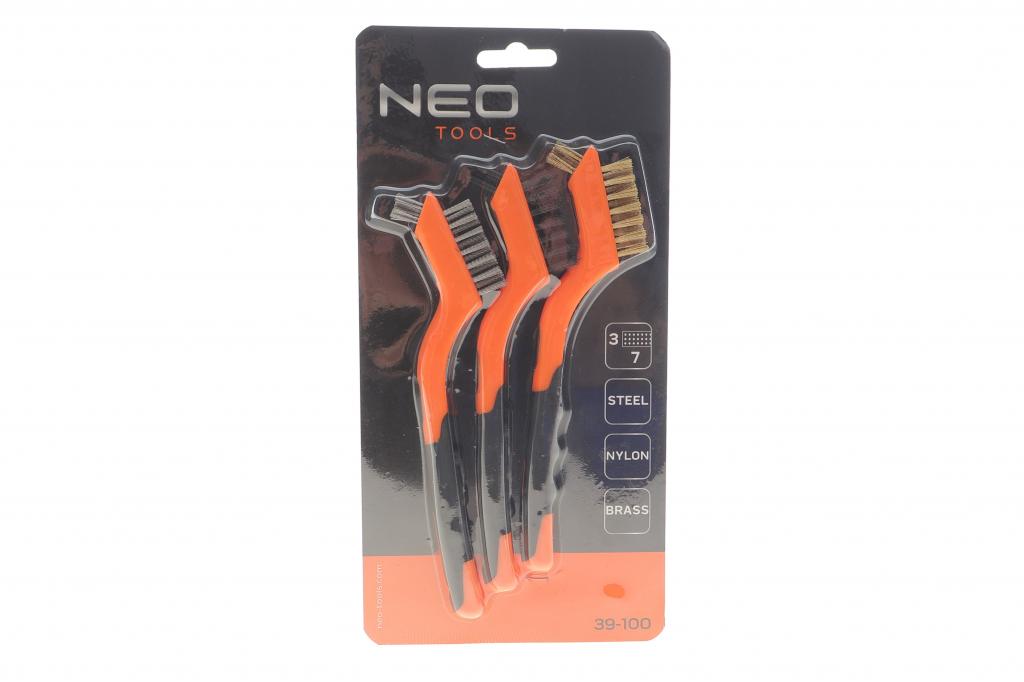 Набір щіток 3 од. NEO TOOLS 39-100