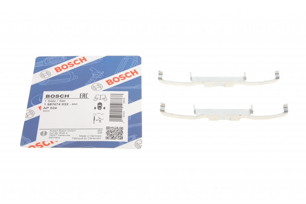 Планка супорта (заднього) прижимна (к-кт) BMW 3 (E30)/5 (E28)/6 (E24) -94 BOSCH 1 987 474 032