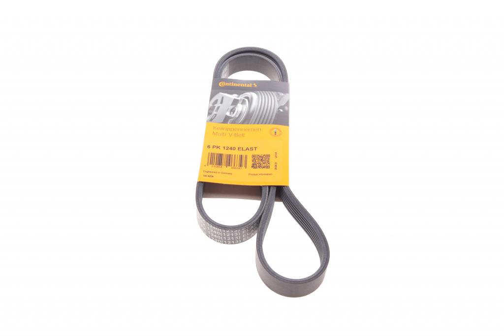 Ремінь генератора Ford Focus 1.8/2.0 04-12 CONTINENTAL 6PK1240 ELAST