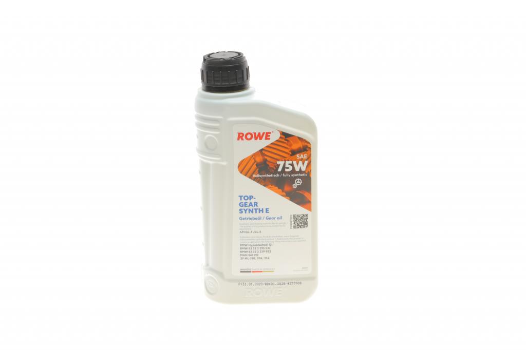 Олива 75W HIGHTEC TOPGEAR SYNTH E (1L) (API GL4/GL5) жовтий ROWE 25027-0010-99