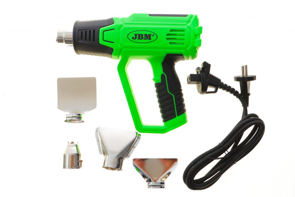 Фен промисловий 2000W (з цифровим регулюванням t°) JBM 53162