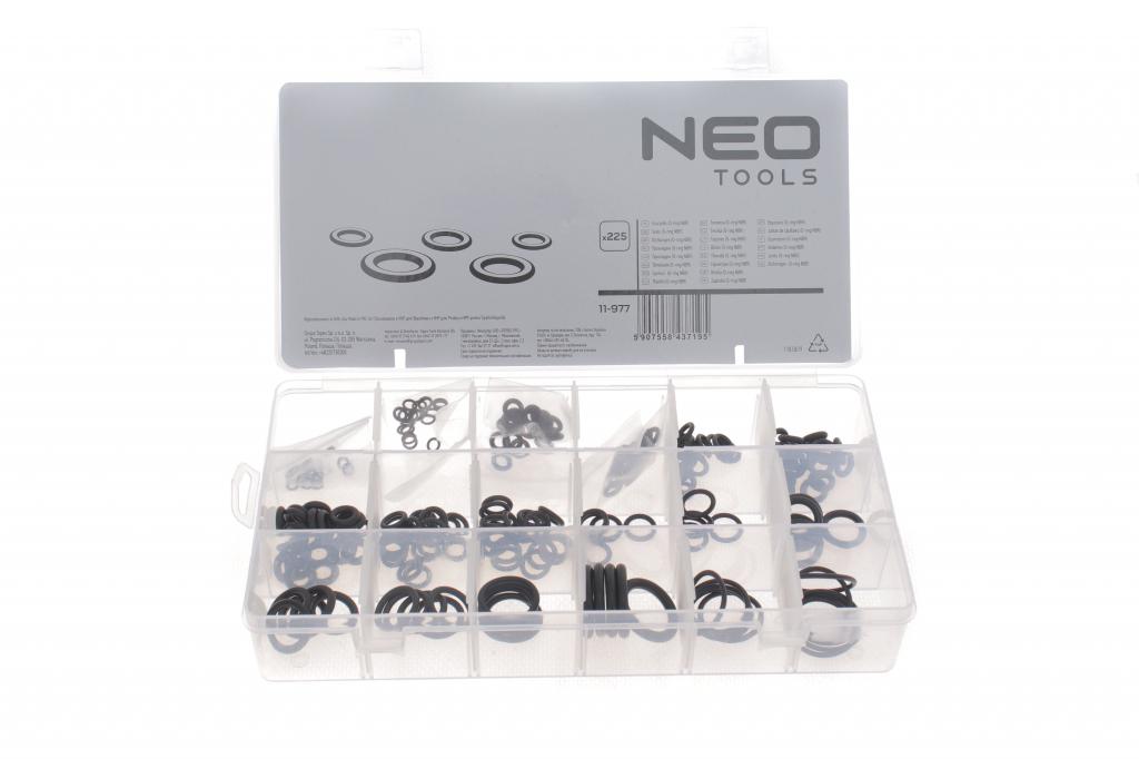 Набір кілець гумових O-ring 225 од. NEO TOOLS 11-977
