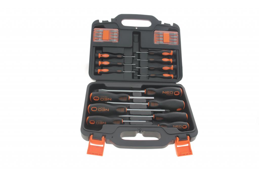 Набір викруток і біт SL, PH, Torx, Hex 30 од. NEO TOOLS 04-209