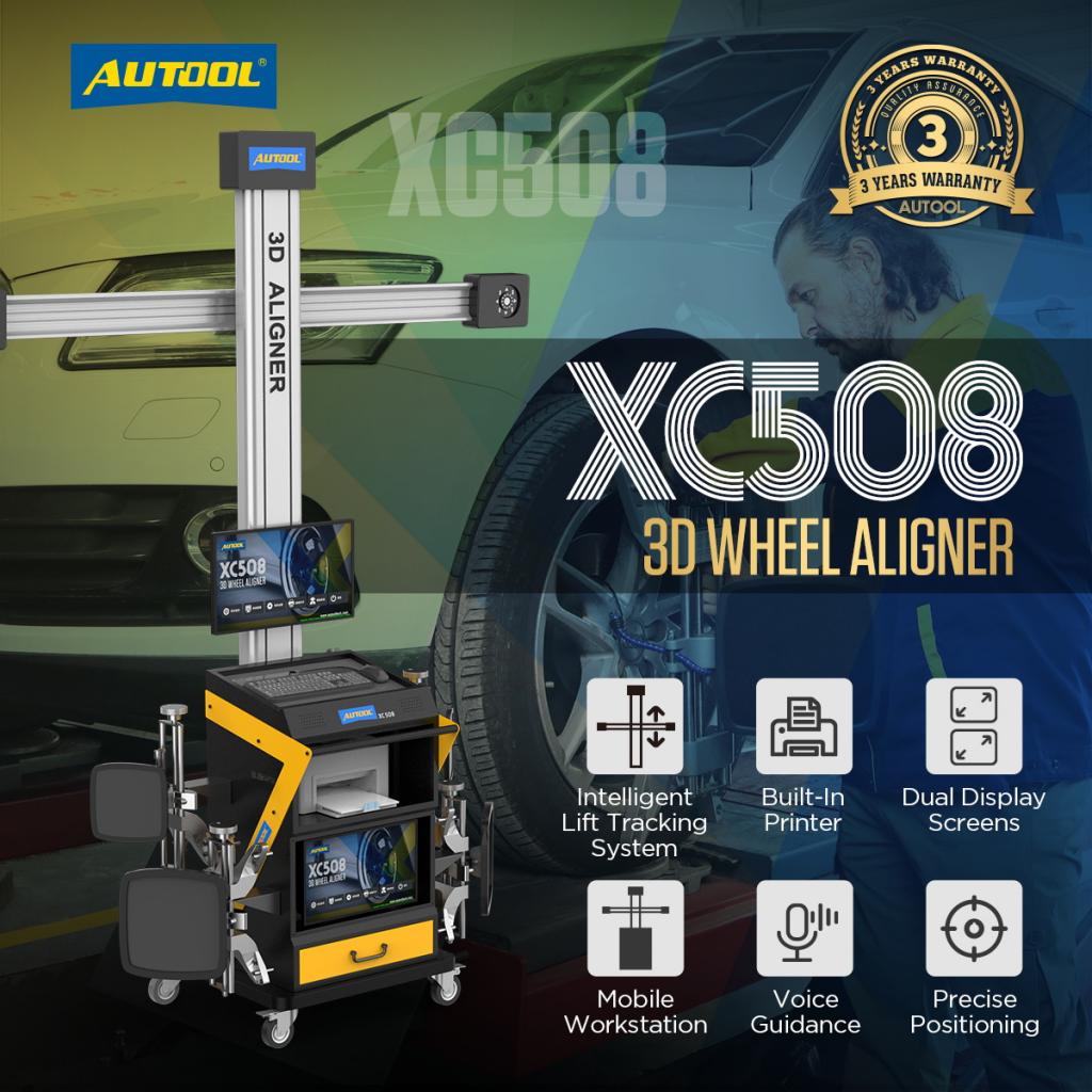 Стенд розвал-сходження коліс 3D XC508 AUTOOL XC508